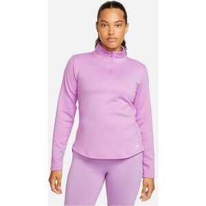 NWT Nike Women's One Therma-FIT Long-Sleeve 1/2-Zip Top SIZE L